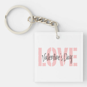 Porte - clé acrylique de Saint Valentin