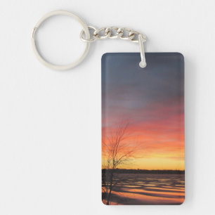 Porte - clé acrylique du coucher de soleil de Ice