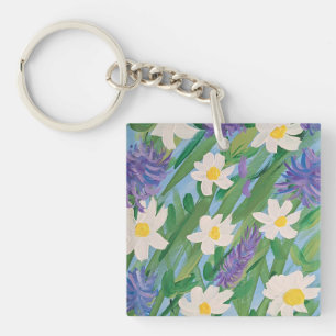 Porte - clé Acrylique Floral Glory