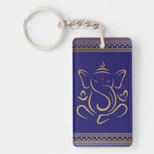 Porte - clé acrylique Ganesh