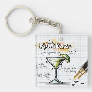 Porte - clé acrylique Kamikaze