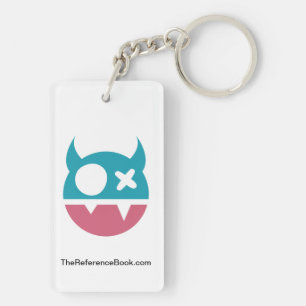 Porte - clé acrylique, Logo double face