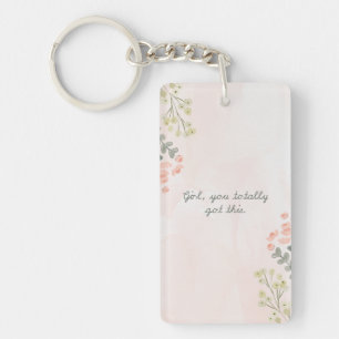 Porte - clé acrylique lunaire