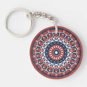 Porte - clé acrylique Mandala Design