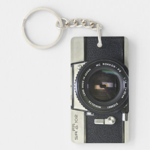 Porte - clé acrylique Minolta Caméra Vintage