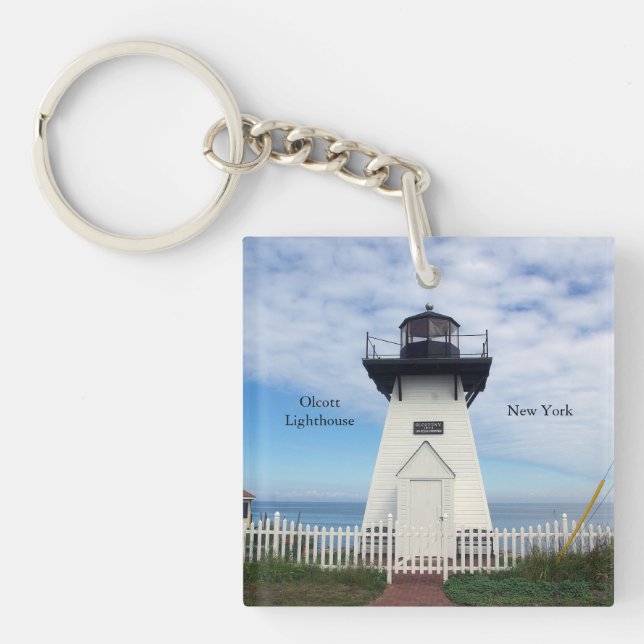 Porte - clé acrylique Olcott Lighthouse (Devant)