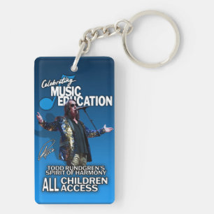 Porte - clé acrylique, Rectangle (double face)