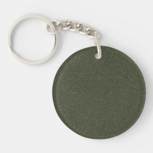 Porte - clé acrylique vert mousse