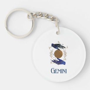 Porte - clé acrylique - Zodiac Gemini