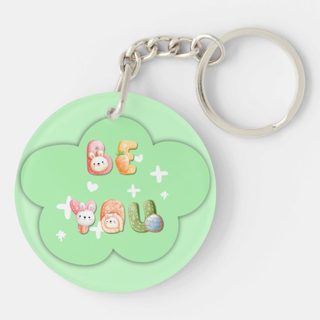 Porte-clé an acrylique | Soyez vous (Dos)