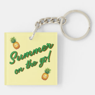 Porte-clé Ananas Joyeux Été en Vadrouille