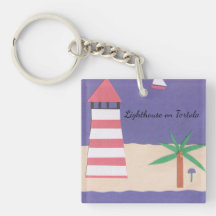 Porte - clé avec conception de phare