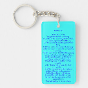 Porte - clé avec le psaume célèbre de danse