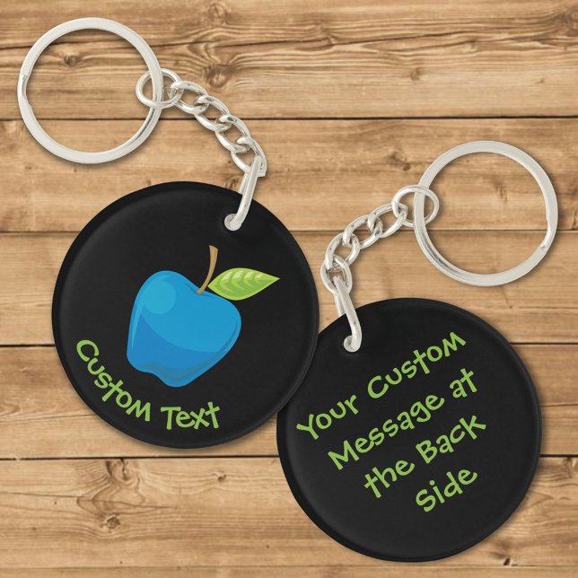 Porte - clé bleu Apple (Créateur téléchargé)