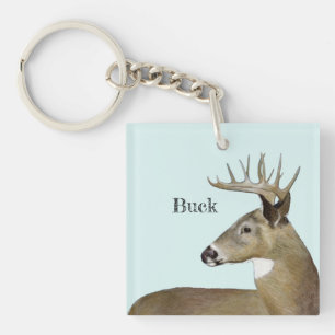 Porte - clé Buck de queue blanche