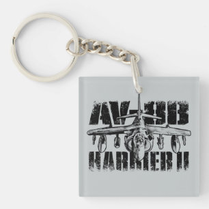 PORTE - CLÉ Carré Harrier II AV-8B (double face)
