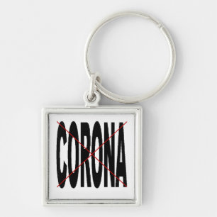 Porte-clé carré Premium CORONA X Keychain