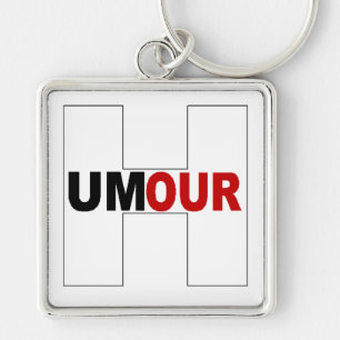 Porte-clé carré Premium DESIGN HUMOUR Keychain