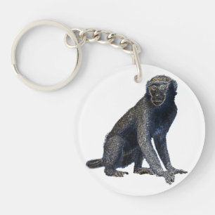 Porte - clé chanceux du singe   de zodiaque