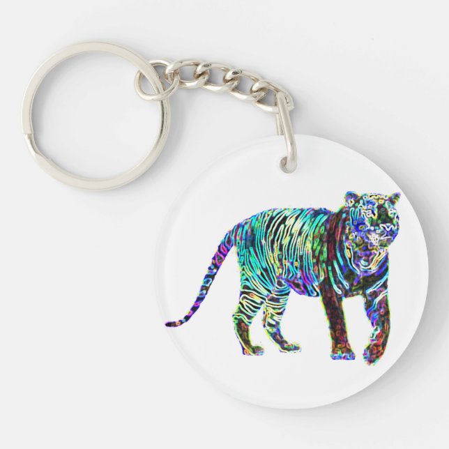 Porte - clé chanceux du tigre | de zodiaque (Devant)