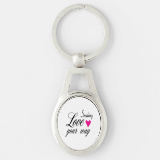 Porte-clé cœur pour envoyer de l'amour