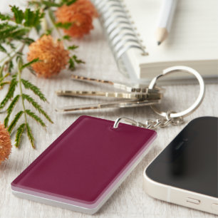 Porte - clé couleur foncé bordeaux tendance