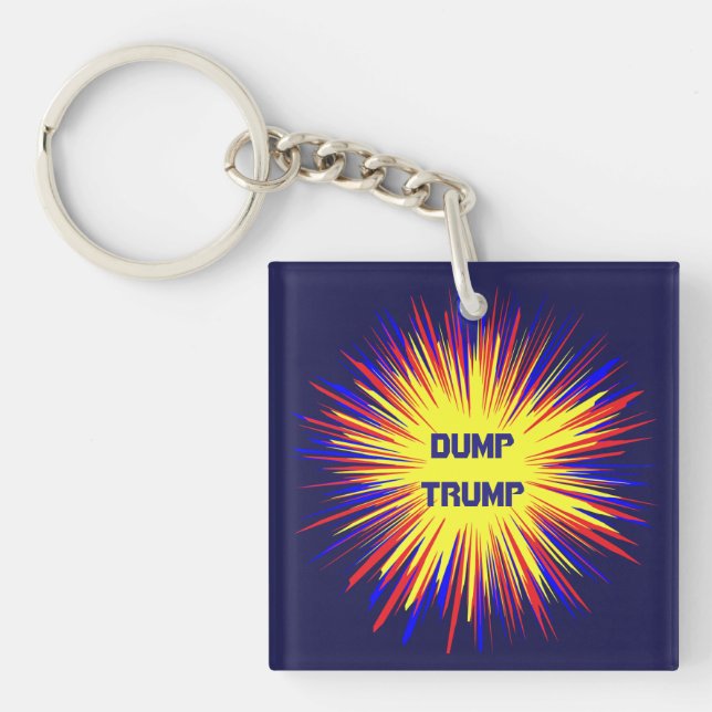 Porte - clé d'acrylique d'atout de décharge (Devant)
