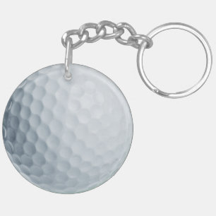 Porte - clé d'acrylique de boule de golf