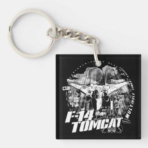 Porte - clé d'acrylique de porte - clé de F-14