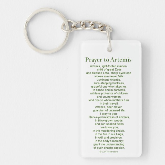 Porte - clé d'Artemis (Devant)