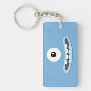 Porte - clé de bleu de Dah de pièce en t de La d