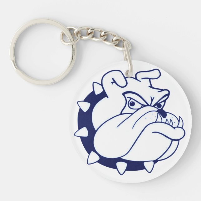 Porte - clé de bouledogue (Devant)