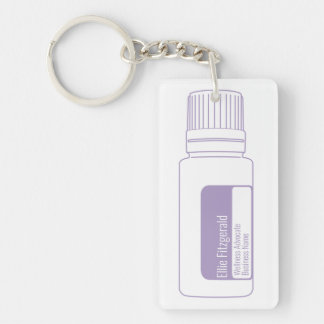 Porte - clé de bouteille d'huile essentielle de la