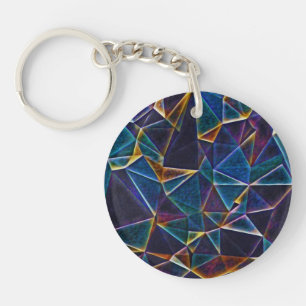 Porte - clé de bulles cassées
