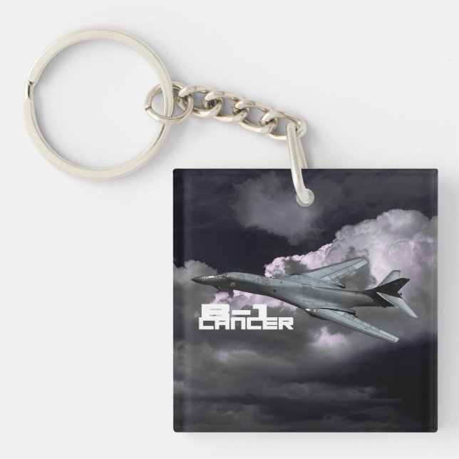 Porte - clé de Carré de liaison B-1 (double face) (Devant)