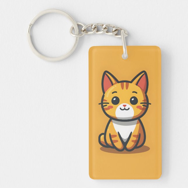 Porte - clé de chats mignons (Devant)