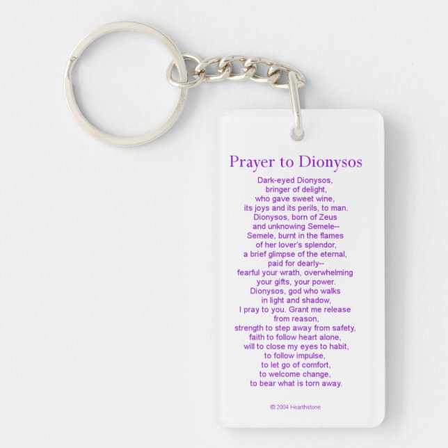 Porte - clé de Dionysos (Dionysus) (Devant)