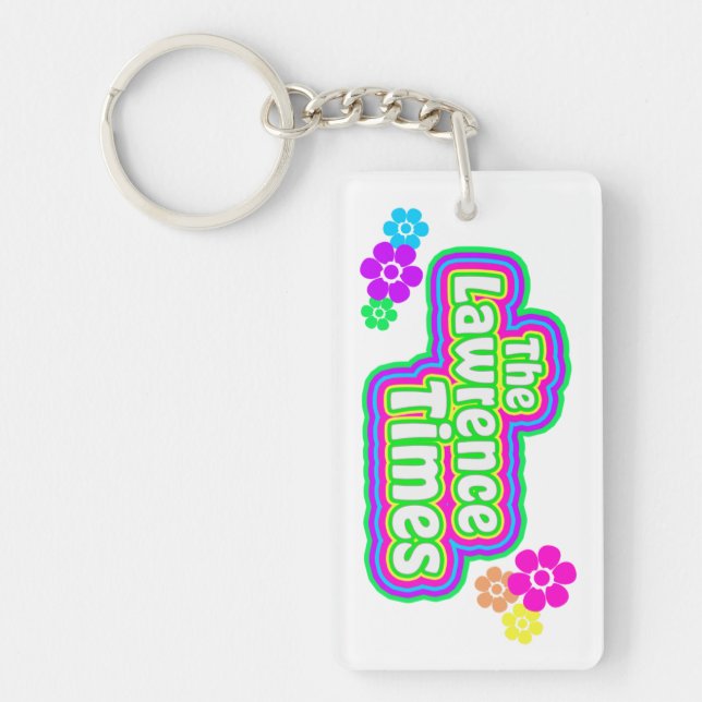 Porte - clé de fleurs super Lawrence Times (Devant)