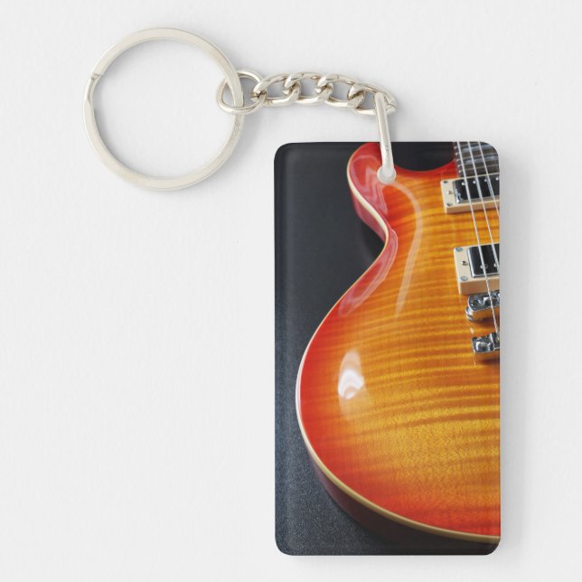 Porte - clé de guitare électrique (Devant)