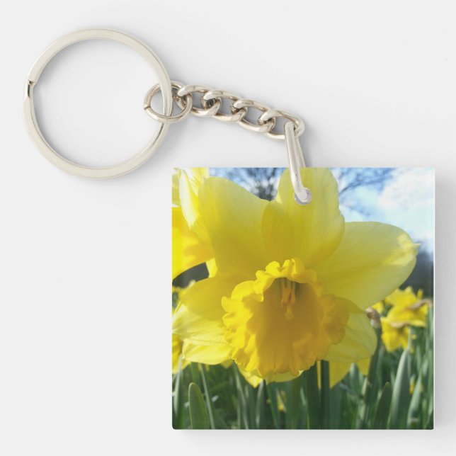 Porte - clé de jonquille (Devant)
