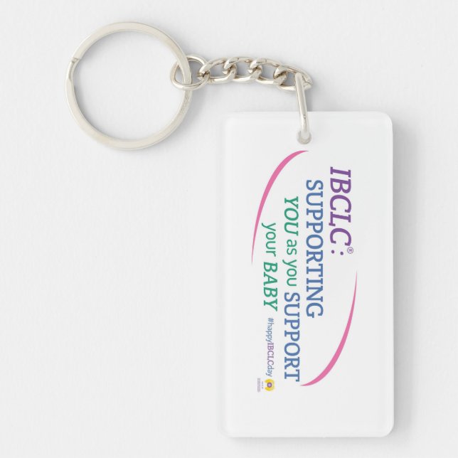 Porte - clé de jour d'IBCLC® (anglais) (Devant)