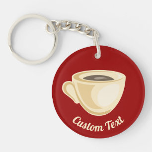 Porte - clé de la coupe du café