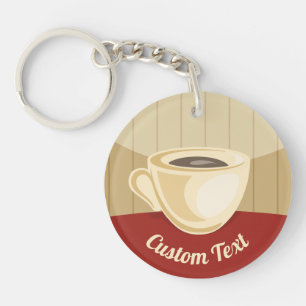 Porte - clé de la coupe du café