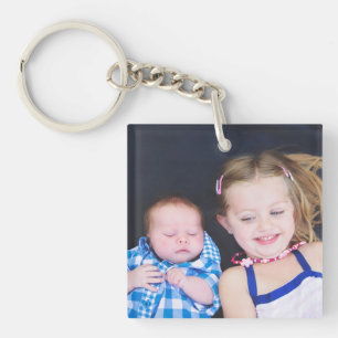 Porte - clé de la photo des enfants des chouchous