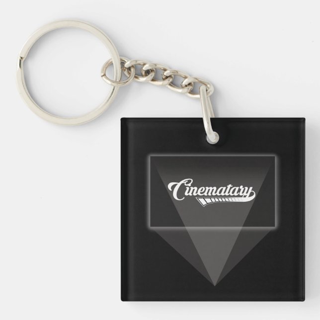 Porte - clé de logo de projection (Devant)
