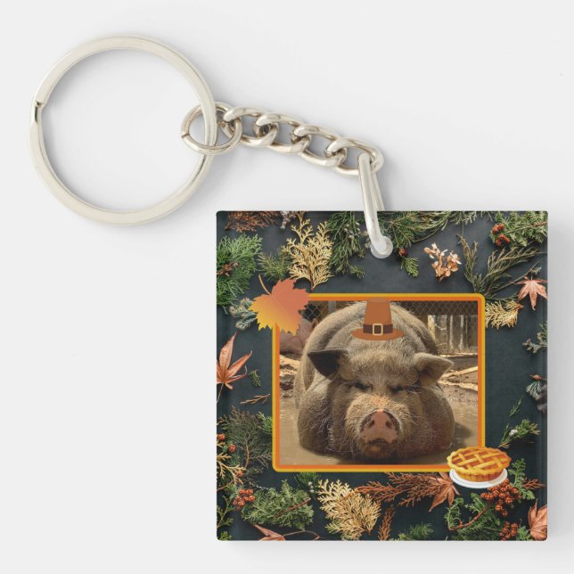 Porte - clé de l'olive et du sel de Thanksgiving (Devant)
