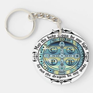 Porte - clé de médaille de St Benoît