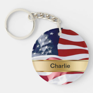 Porte - clé de monogramme bilatéral