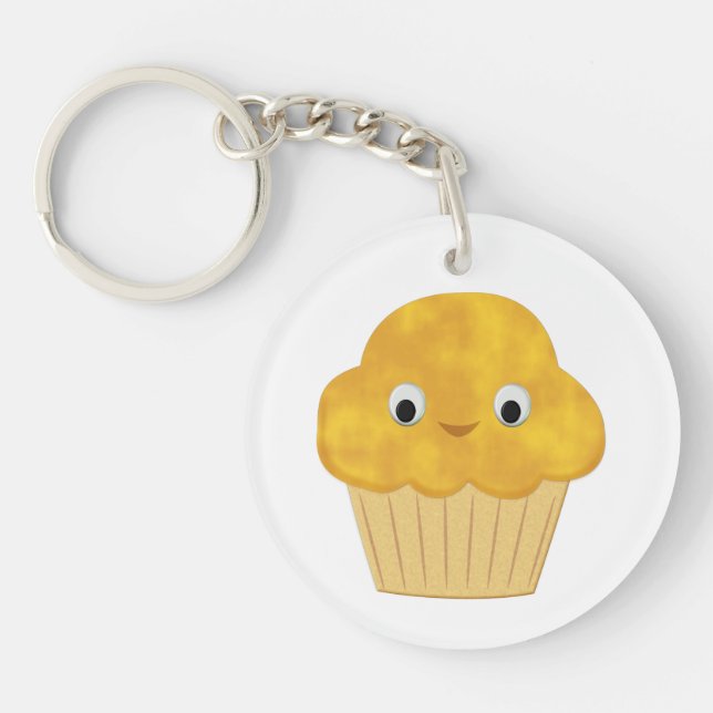 Porte - clé de Muffin de Maïs Carton mignon (Devant)