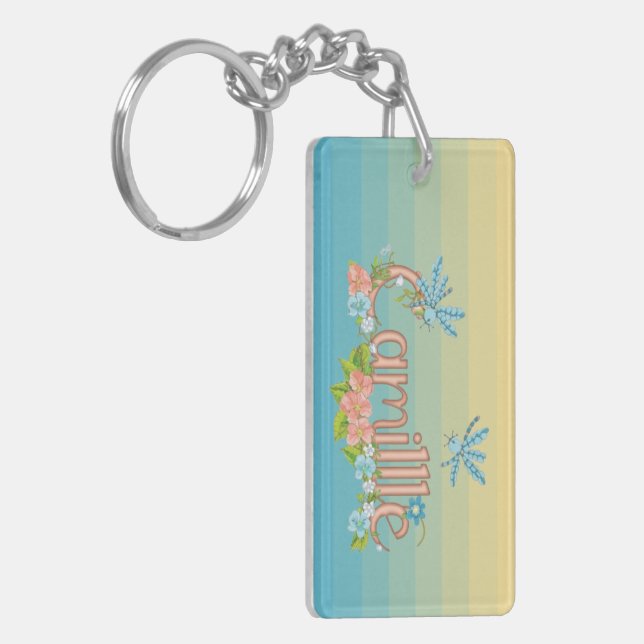 Porte - clé de nom de Camille (Devant gauche)